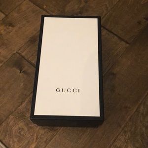 Empty Gucci box with 2 shoe bags